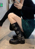Boho Genuine Leather Cowboy Boots